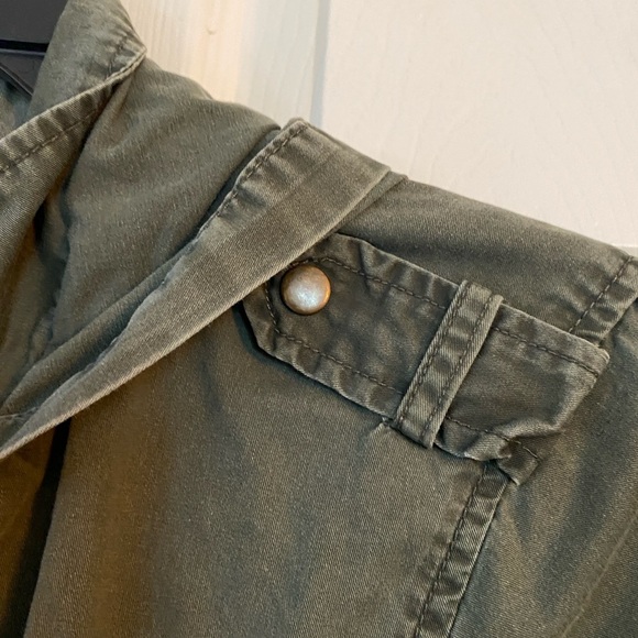 Rue21 Hooded Zip-up Green Anorak Utility Jacket | Size 1X - Picture 7 of 8